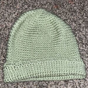 Cozy Green Knit Beanie